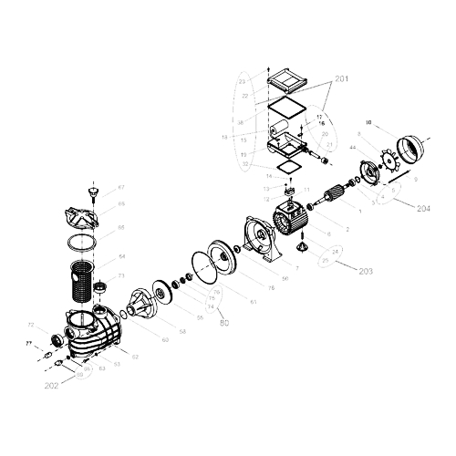 Ersatzteile für Micro PSH Poolpumpe Ersatzteile für Micro PSH Poolpumpe