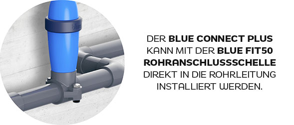 Blue Connect Plus Salt Blau - Blue Fit50 Rohranschlussschelle