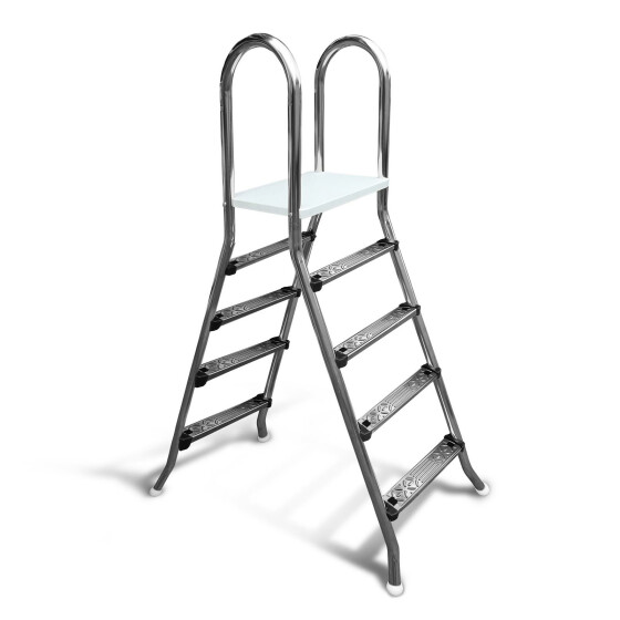 Aufstellleiter für Becken bis 120cm / 2x4 Stufen