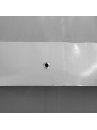 Aufblasbare Poolplane | Ovalpool | 800 x 400 cm | hellgrau