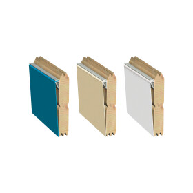 Trend Holzpool SET Achteck | Metallecken | versch. Folienfarben | versch. Größen