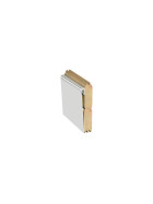 poolsale Holzpool SET Achteck | mit Metallecken | weiß | 470 x 470 x 124 cm | ca. 16,3 m³ Beckenvolumen