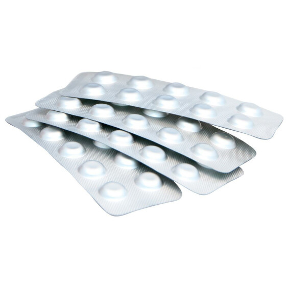 100 St  Tabletten für Pooltester | Aktivsauerstoff-Wert | Rapid